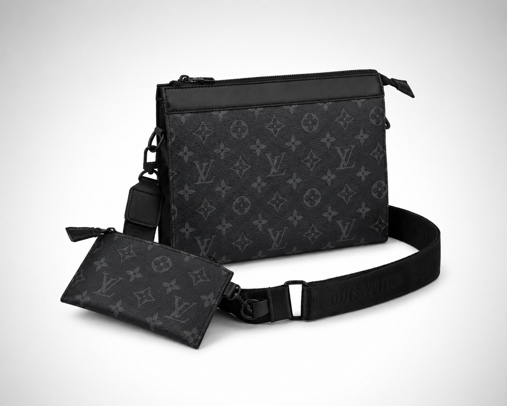 Sac à Bandoulière Louis Vuitton District Noir