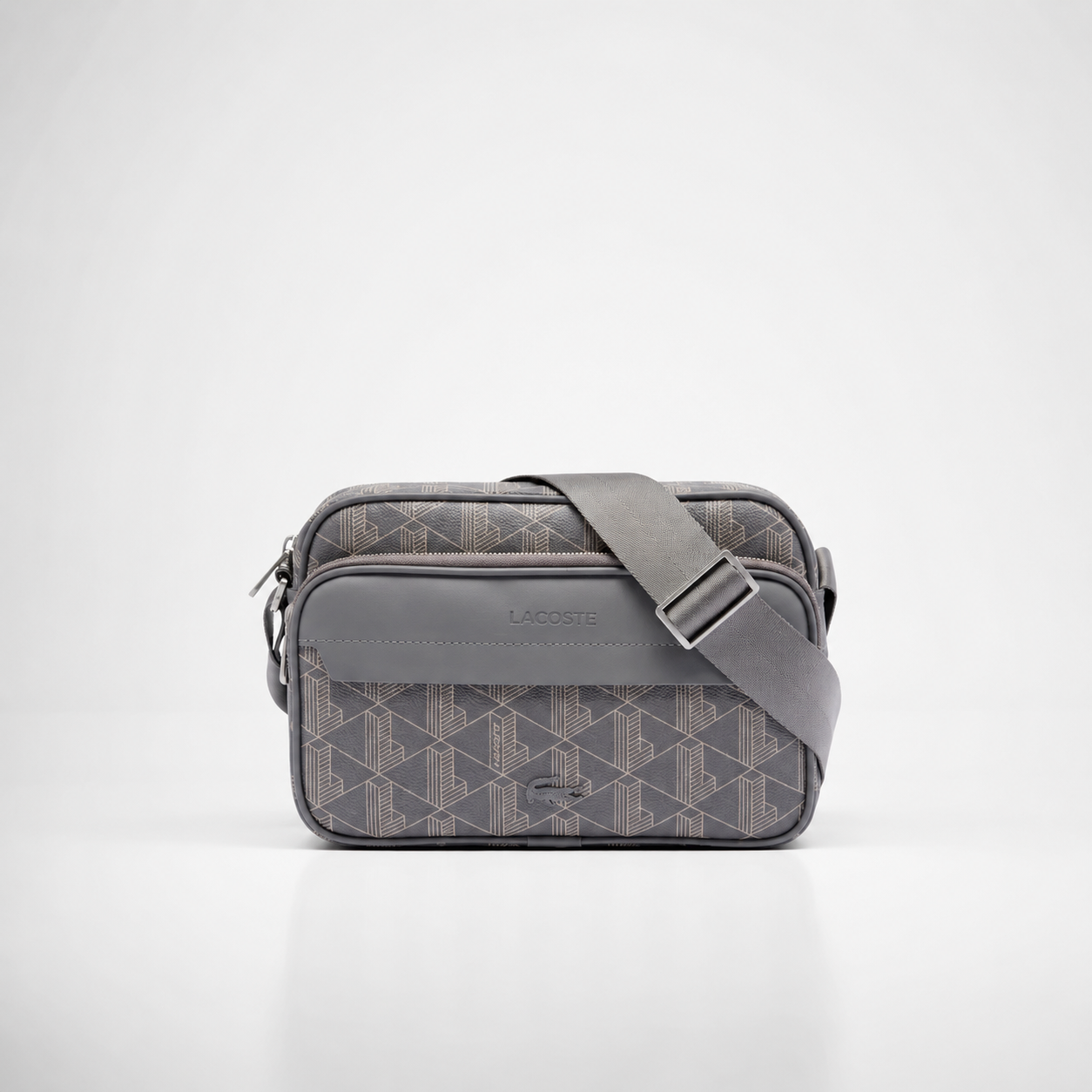 Lacoste sac a bandoulière - the blend gris clair