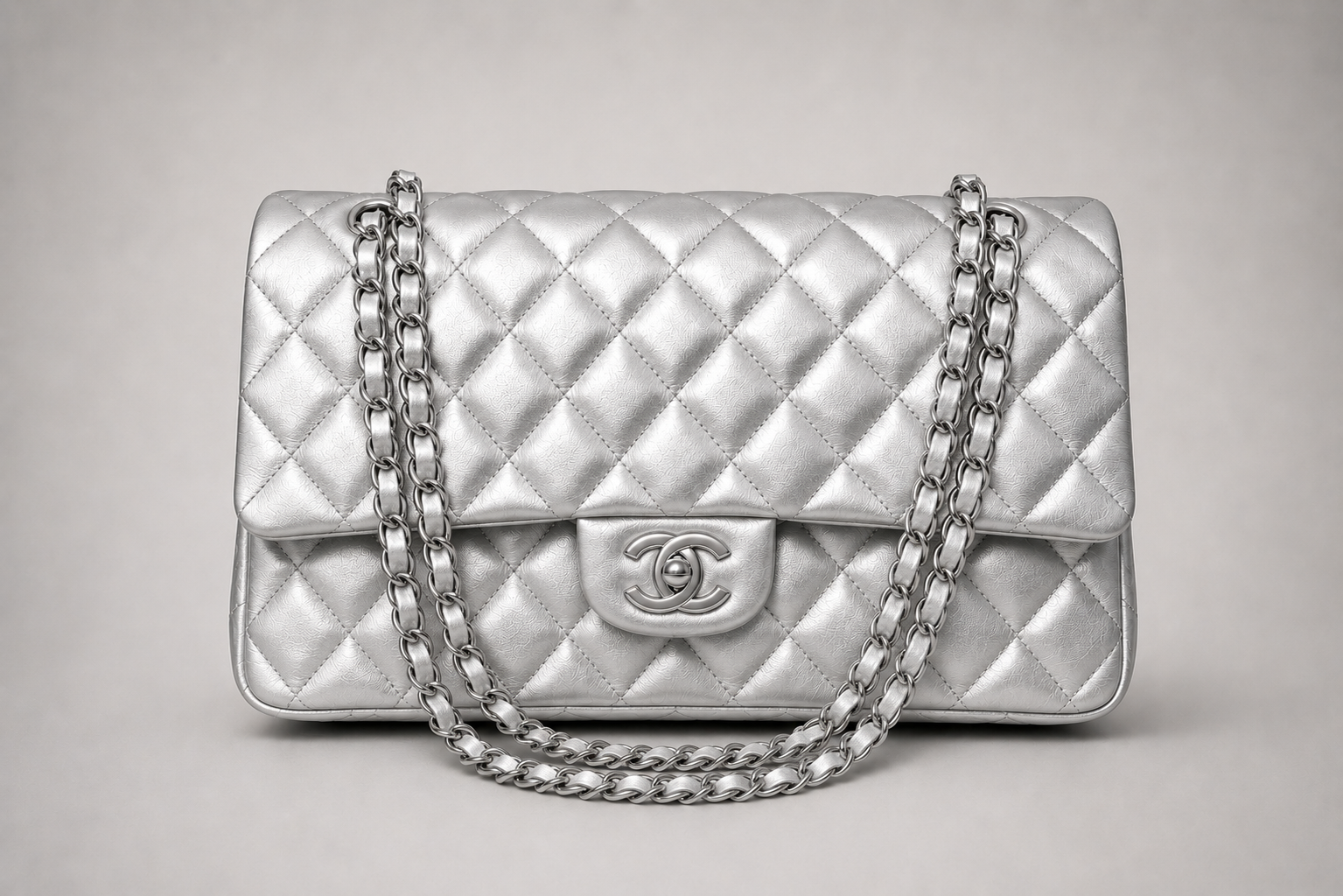 Chanel sac à main - argenté