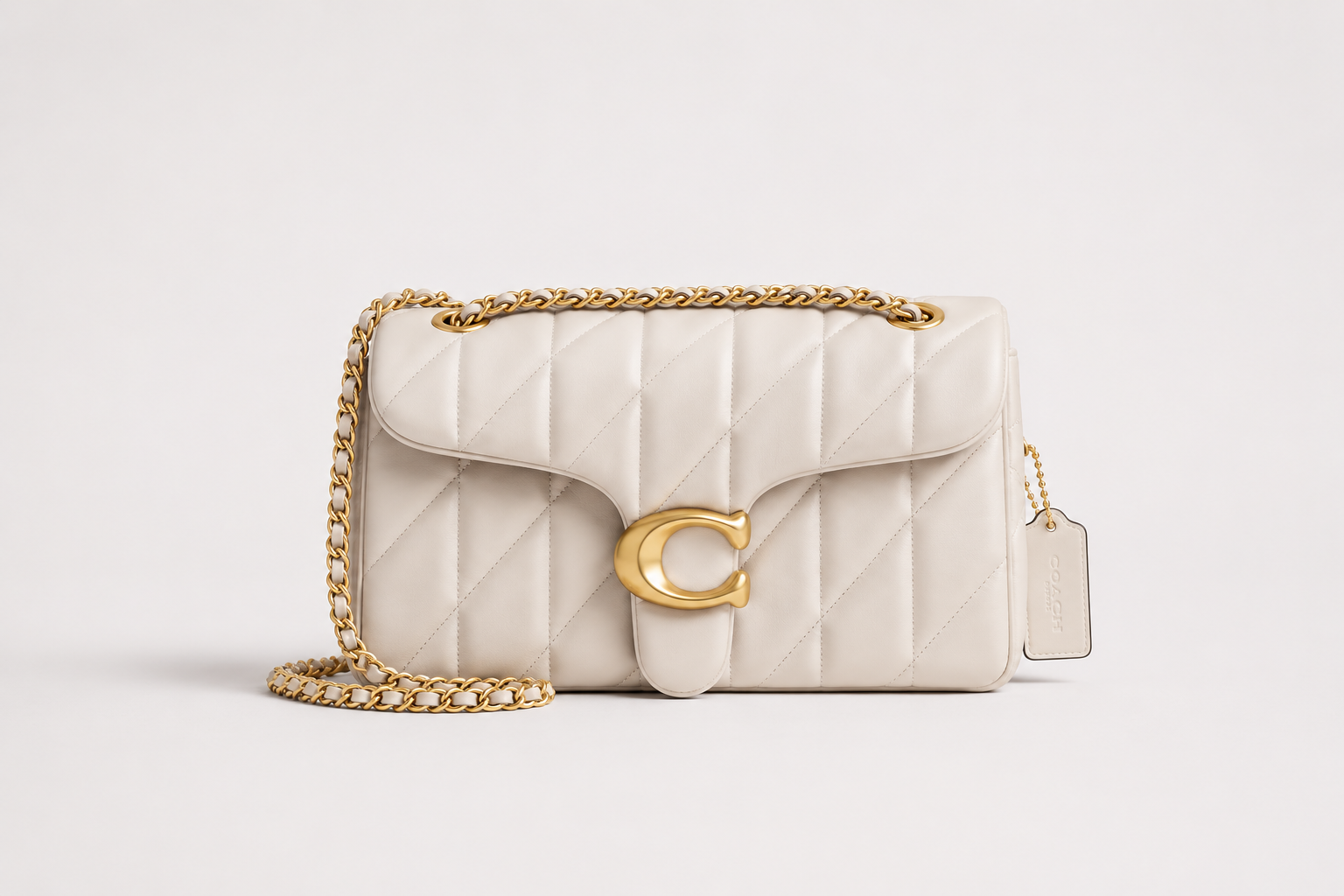 Coach sac à main - tabby 20 blanc