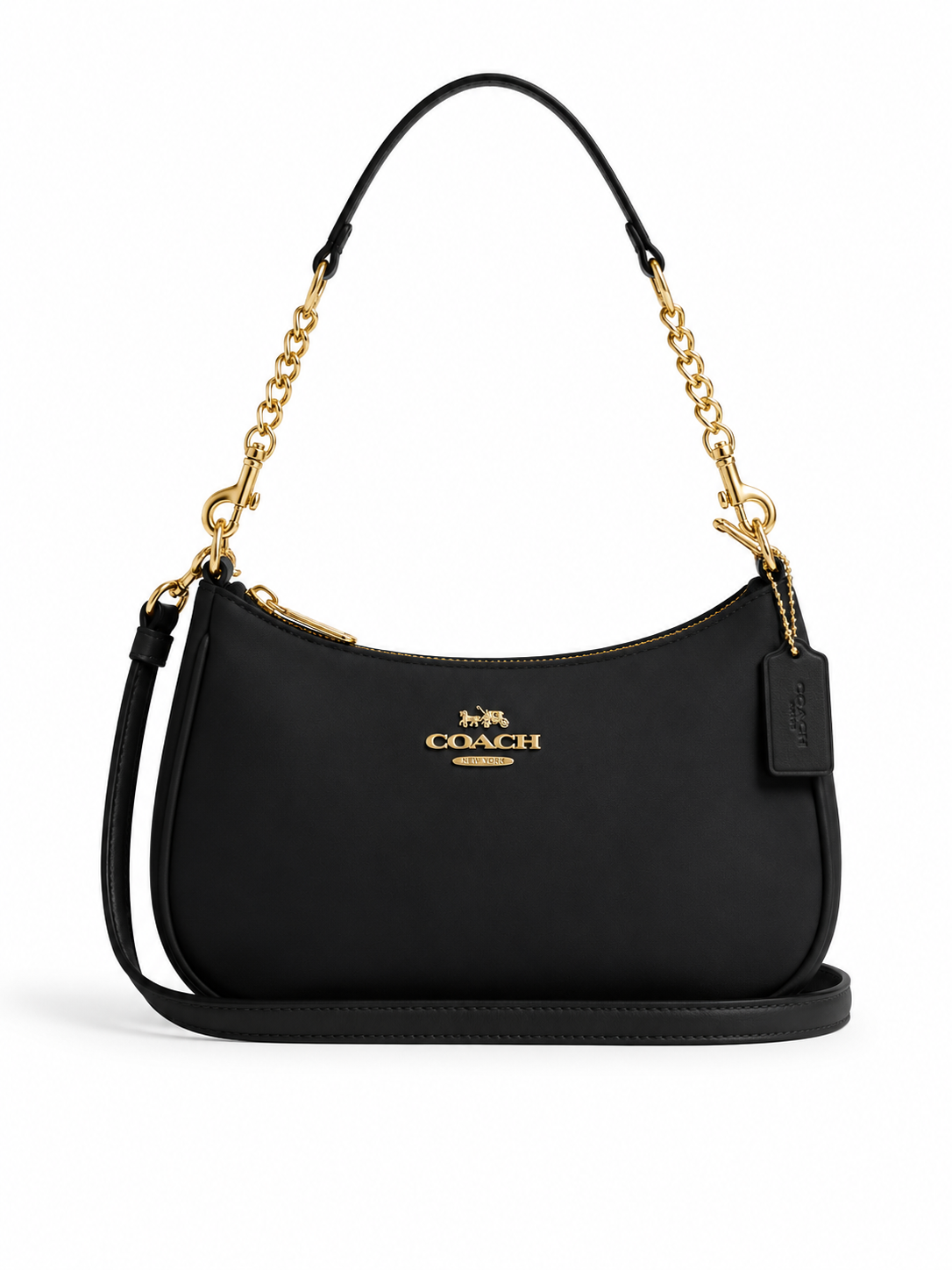 Coach sac d’épaule - teri en toile noir