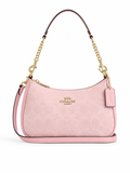 Coach sac d’épaule - teri en toile rose