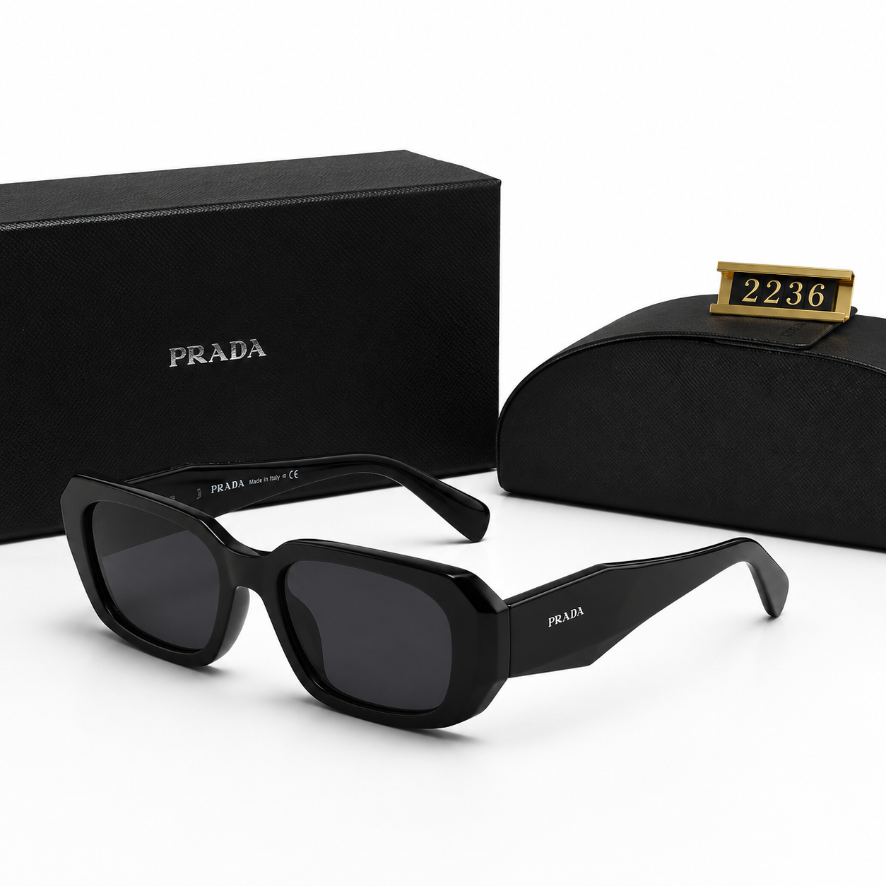 Prada lunette de soleil - PR 17WS Noir