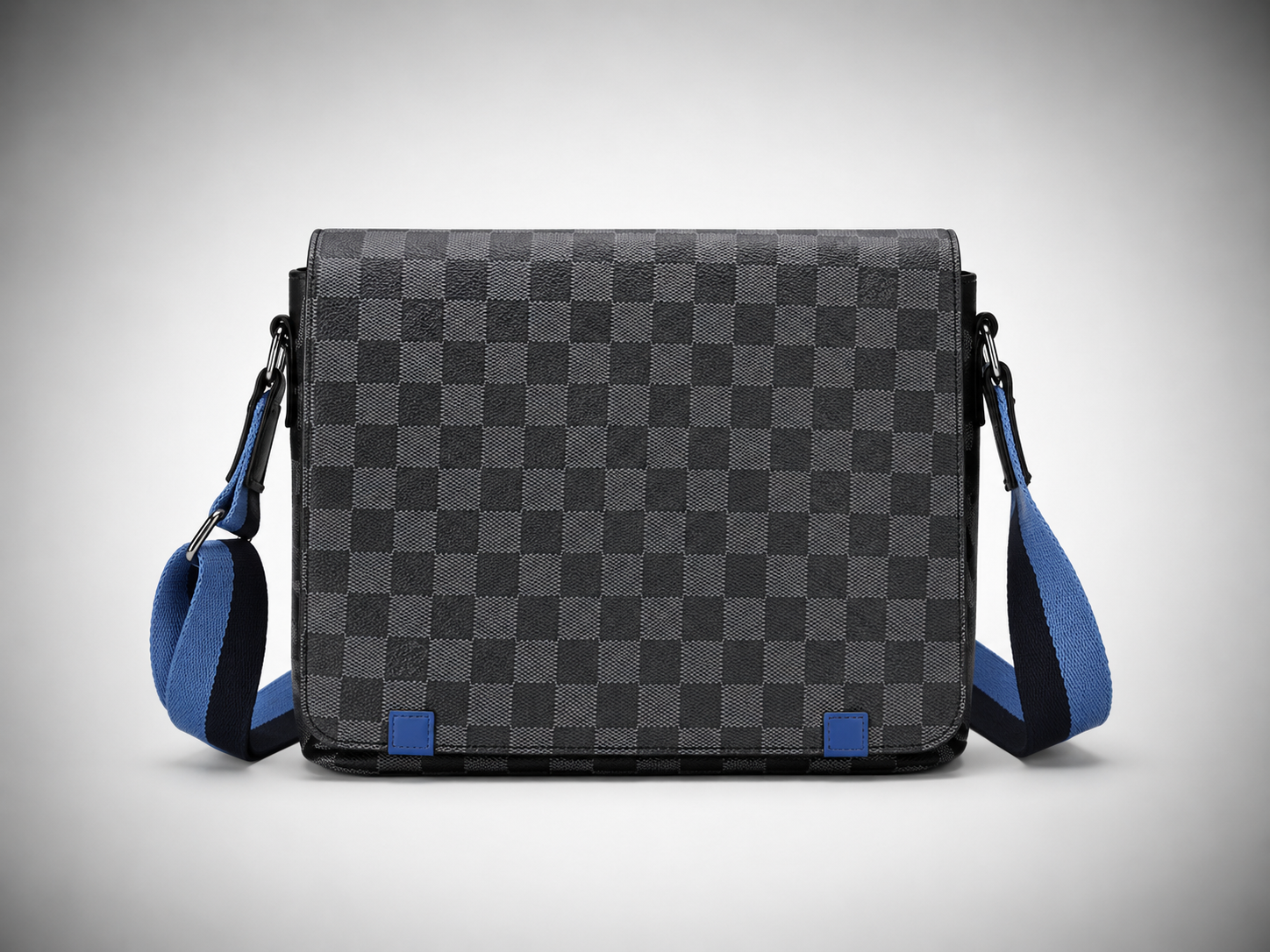 Louis Vuitton sac à bandoulière - district gris et bleu