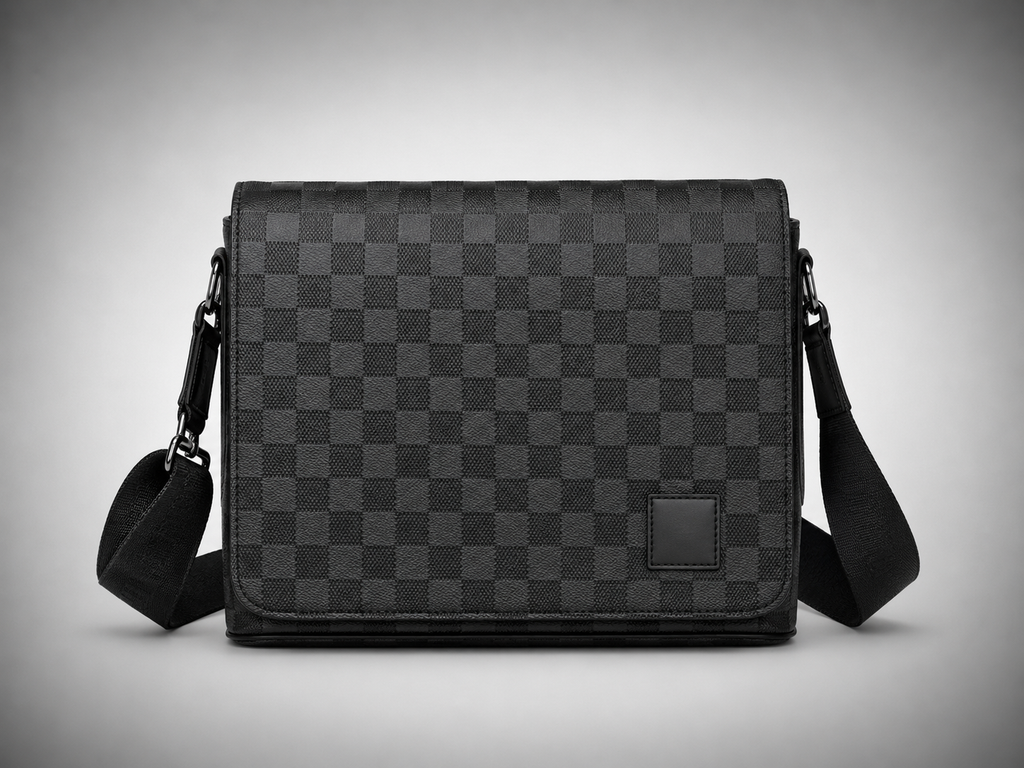 Sac à Bandoulière Louis Vuitton District MM Noir
