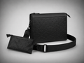 Louis Vuitton sac à bandoulière - Gaston cuir noir