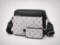 Louis Vuitton sac à bandoulière - trio messager blanc et noir