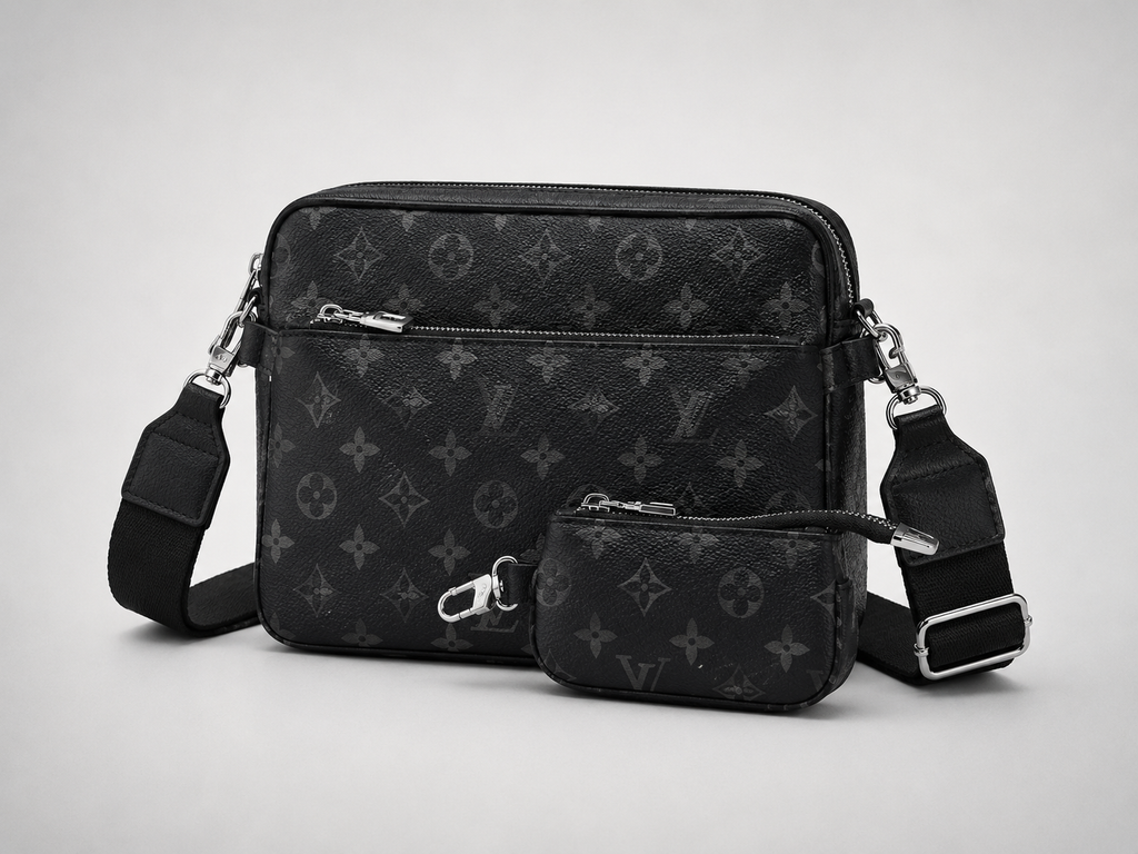 Sac à Bandoulière Louis Vuitton Trio Messager Éclipse