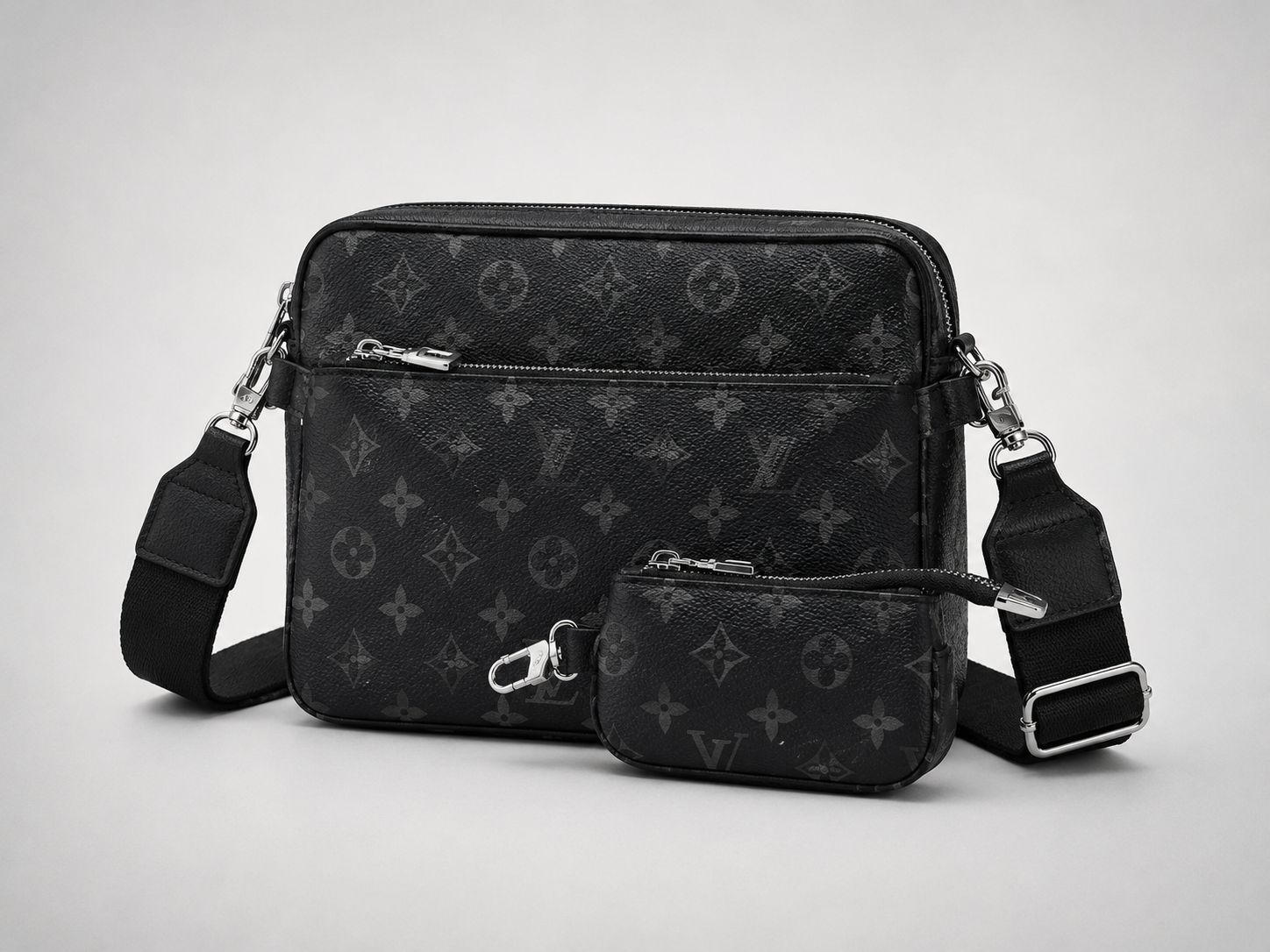 Louis Vuitton sac à bandoulière - trio messager éclipse