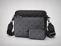 Louis Vuitton sac à bandoulière - trio messager gris