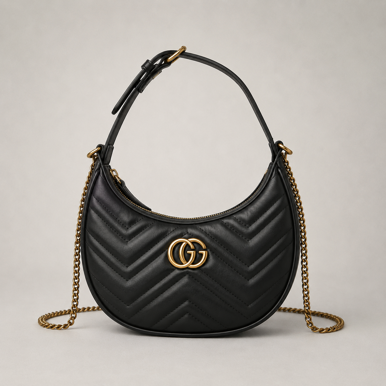 Gucci sac à épaule - Marmont noir