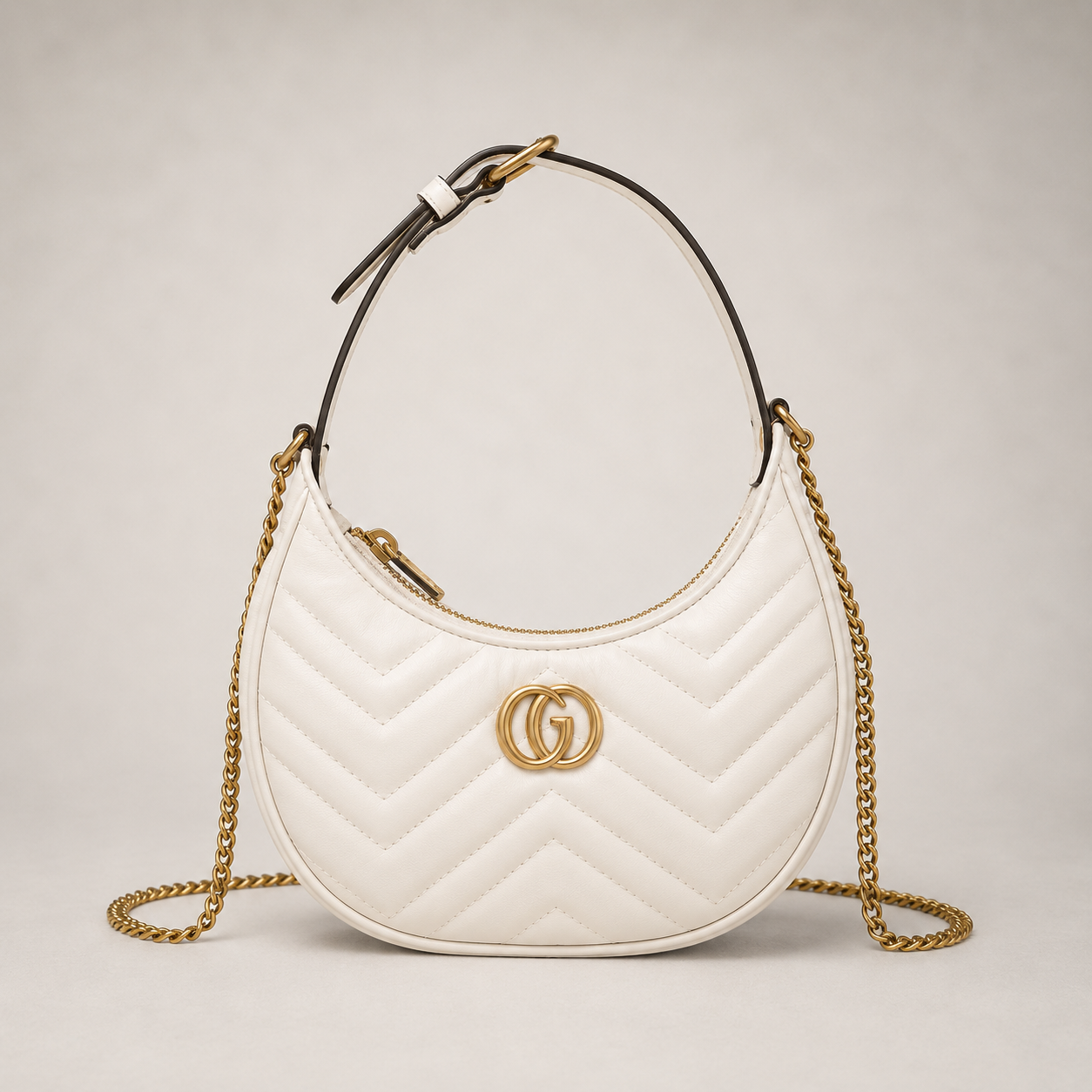 Gucci sac à épaule - Marmont blanc
