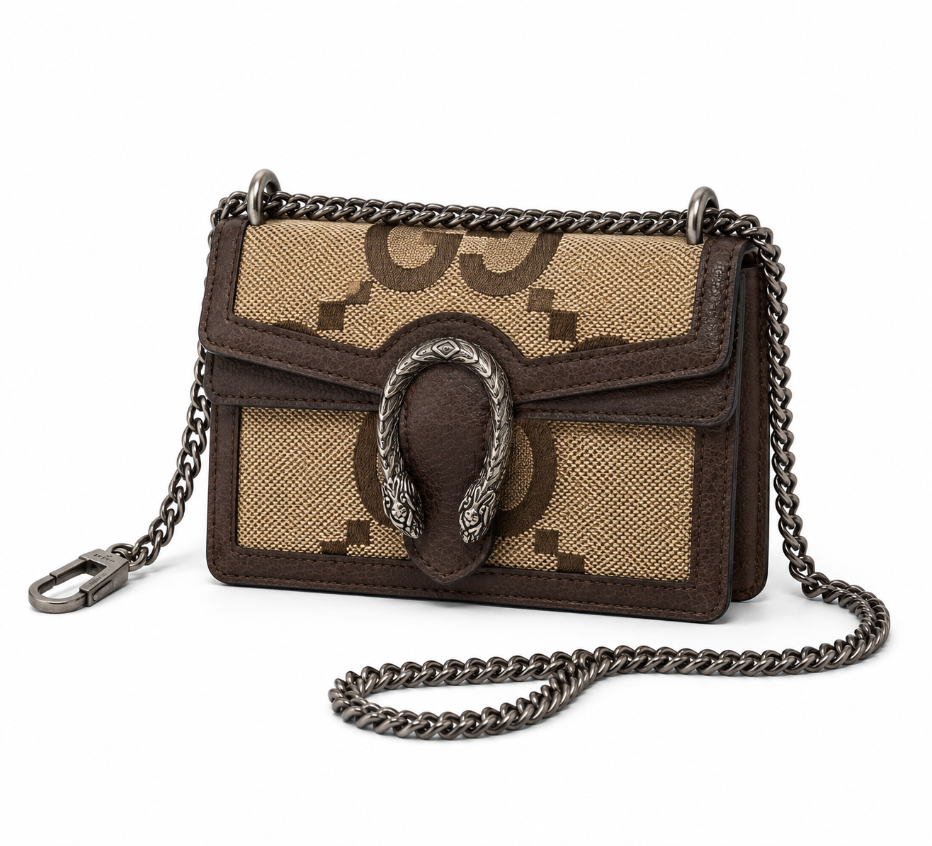 Gucci sac à main - dionysus suprême beige argenté