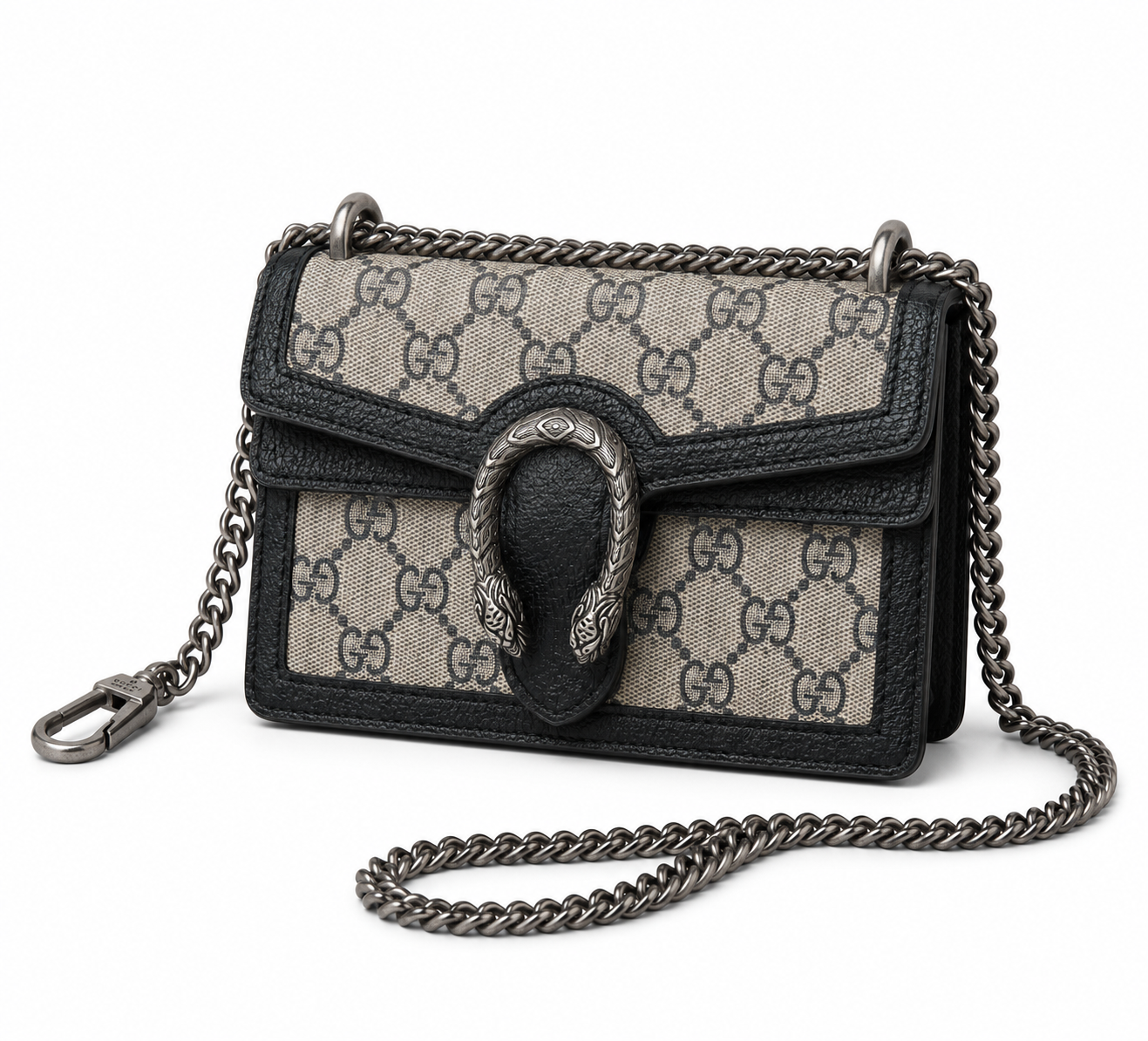 Gucci sac à main - dionysus suprême beige denim