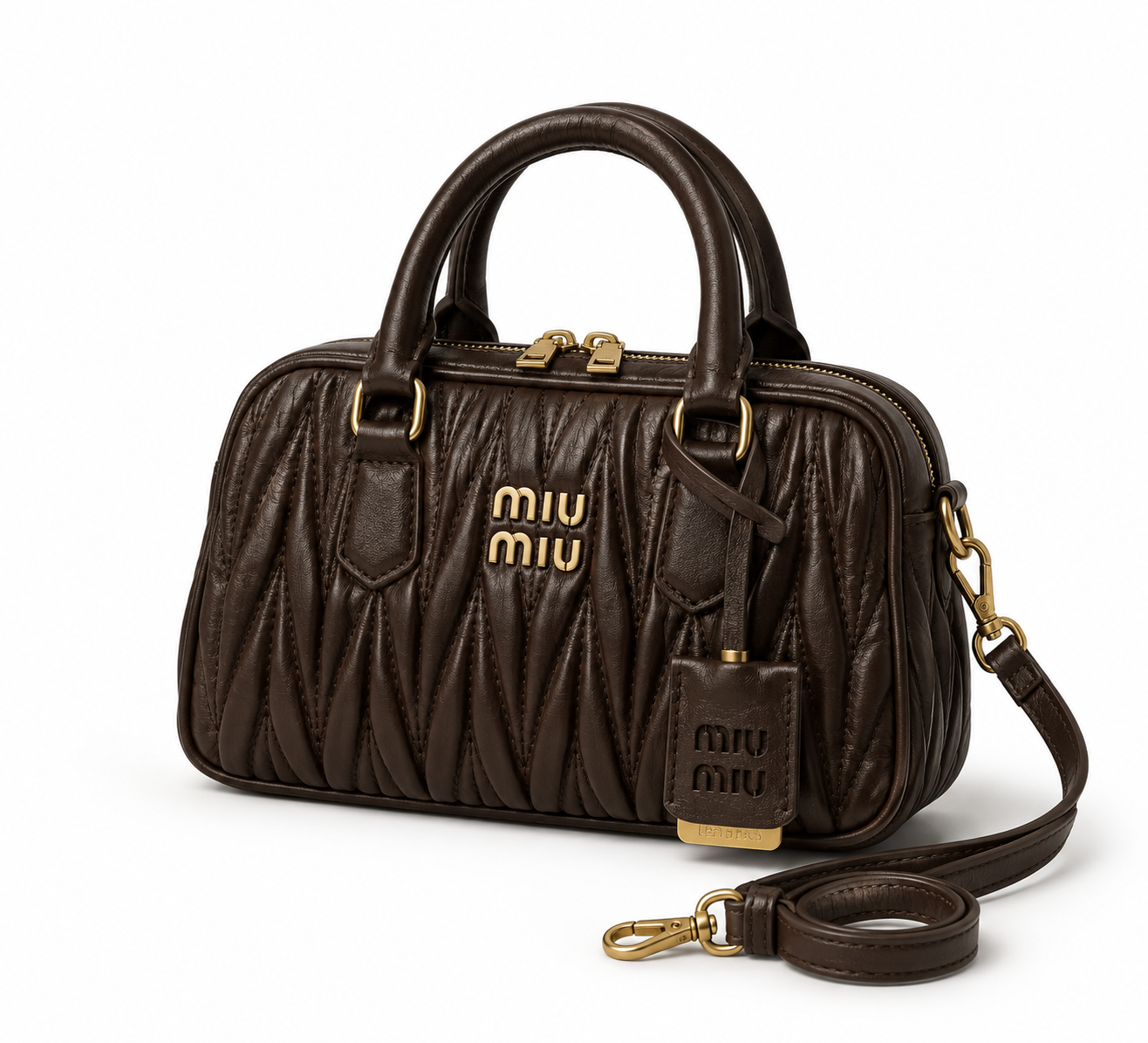 Miu miu sac à main - arcadie marron