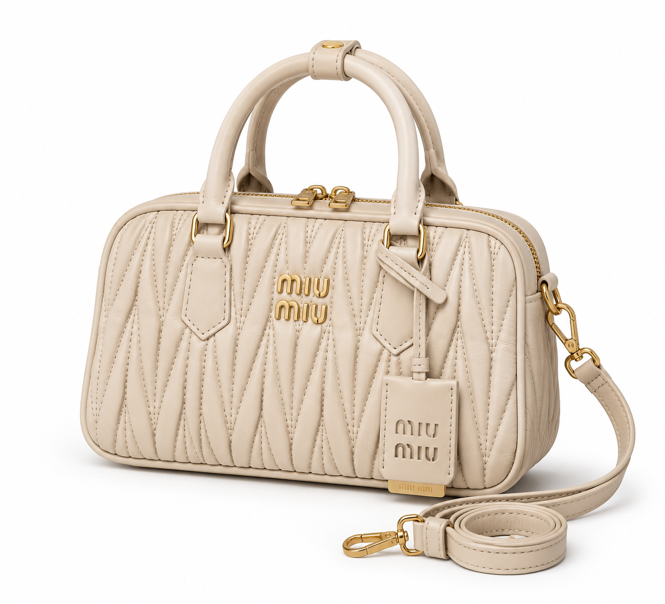 Miu miu sac à main - arcadie beige