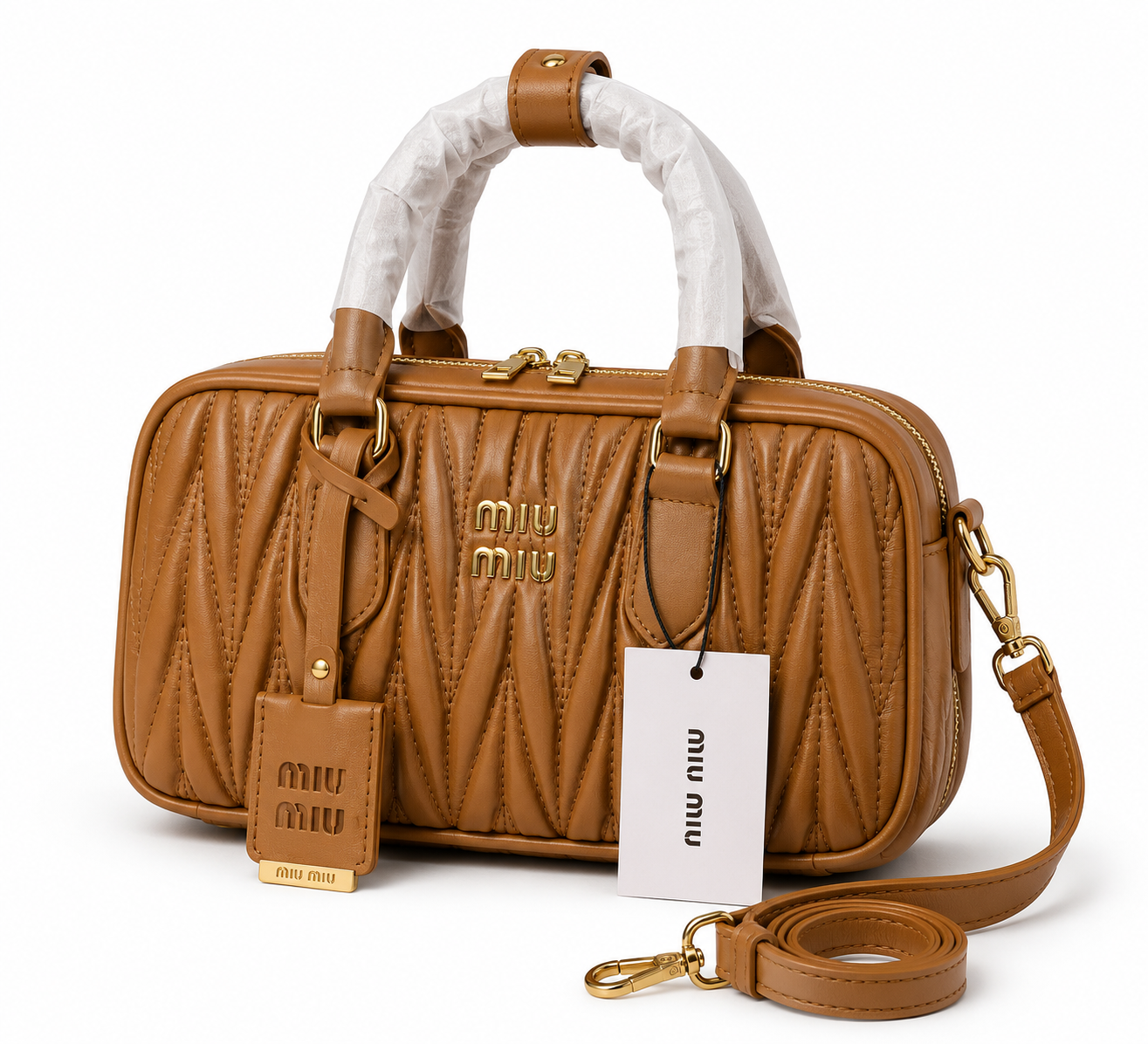 Miu miu sac à main - arcadie marron