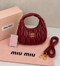 Miu miu sac à main - Gabardine bordeau