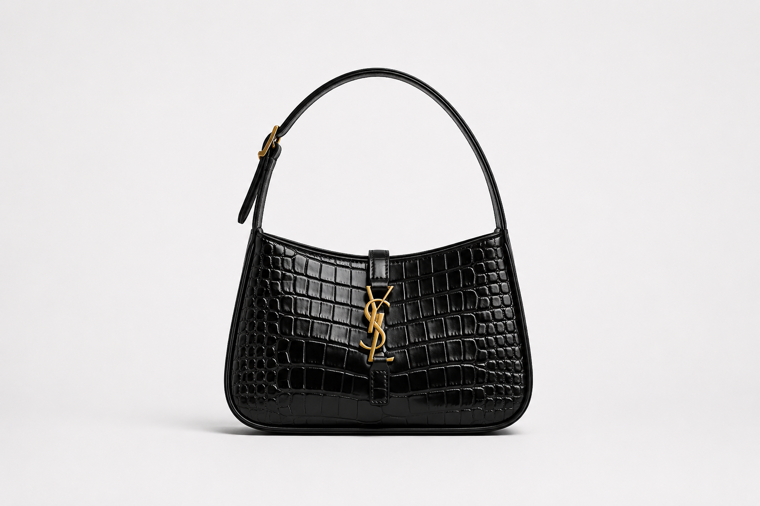 Yves saint Laurent sac à main - le 5 à 7 noir vernis