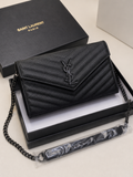 Yves saint Laurent sac à main - cassandre noir logo noir
