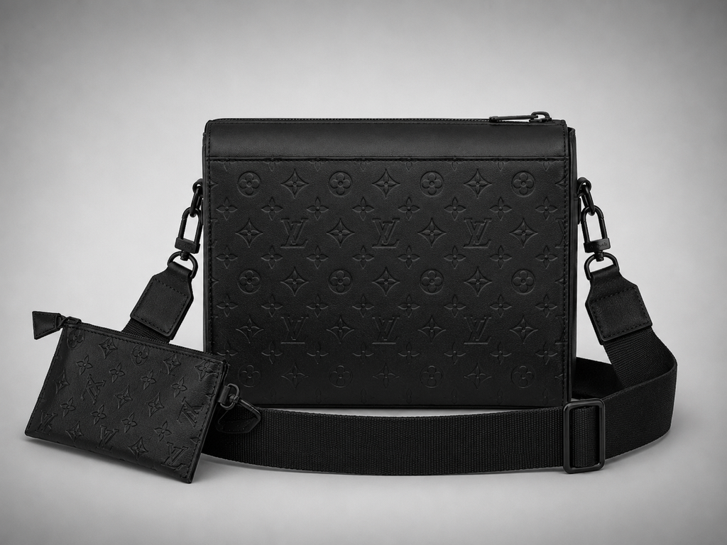 Sac à Bandoulière Louis Vuitton Gaston Cuir Noir