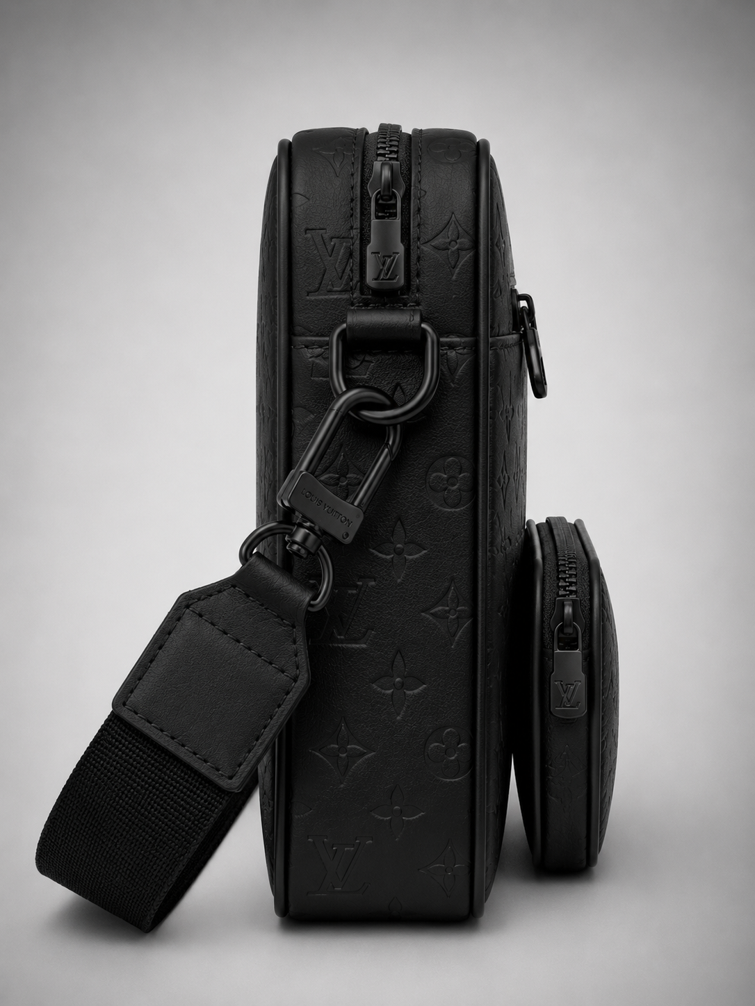 Sac à Bandoulière Louis Vuitton Gaston Cuir Noir