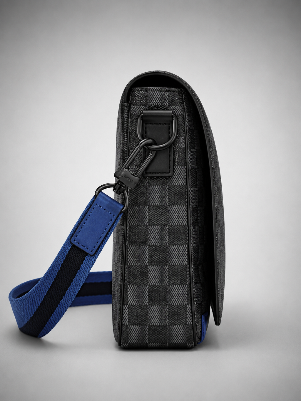 Sac à Bandoulière Louis Vuitton District Gris et Bleu