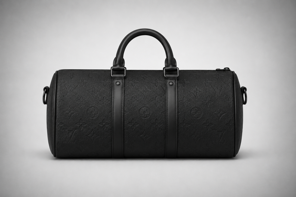 Sac à Bandoulière Louis Vuitton Keepall 25 Full Noir