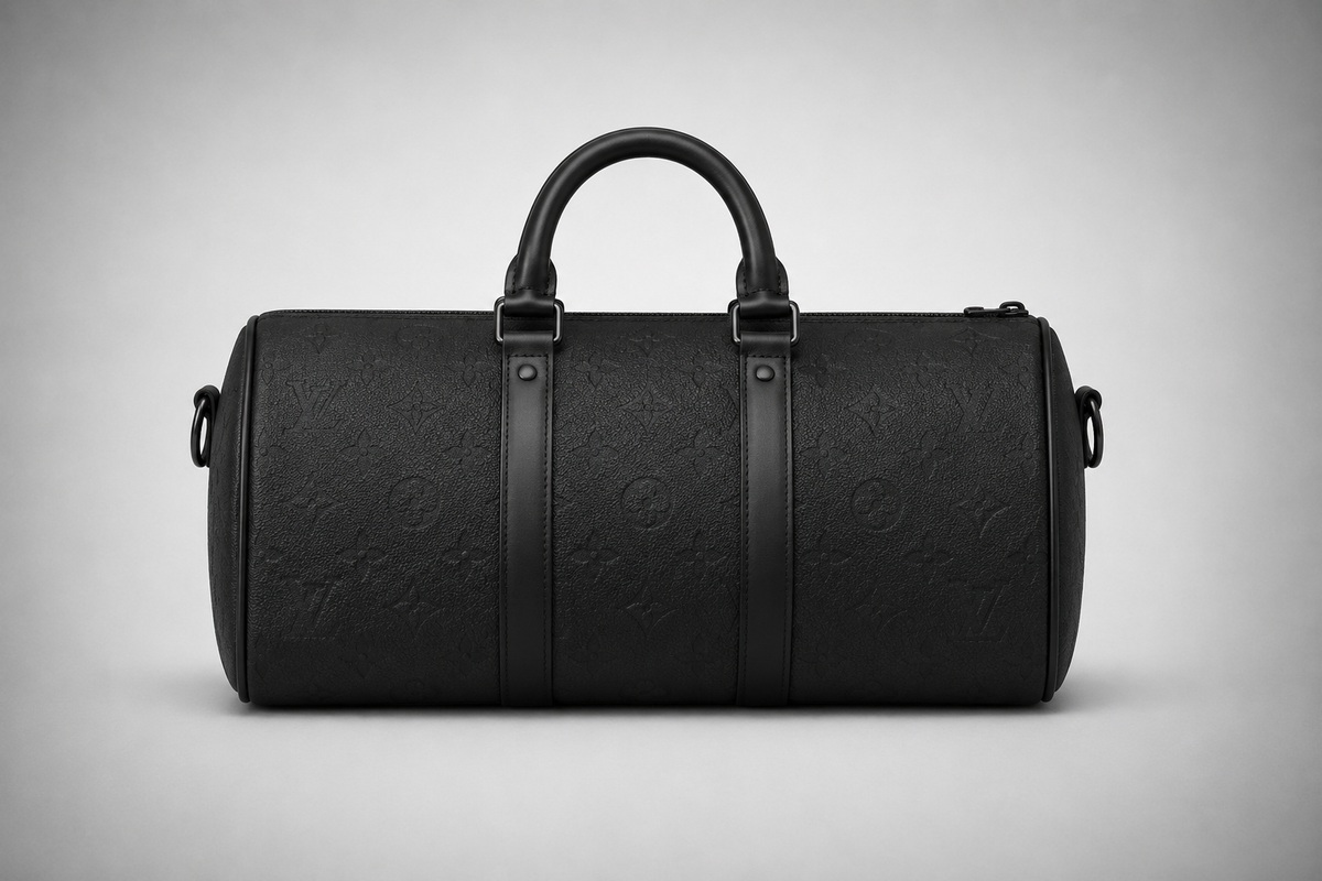 Sac à Bandoulière Louis Vuitton Keepall 25 Full Noir