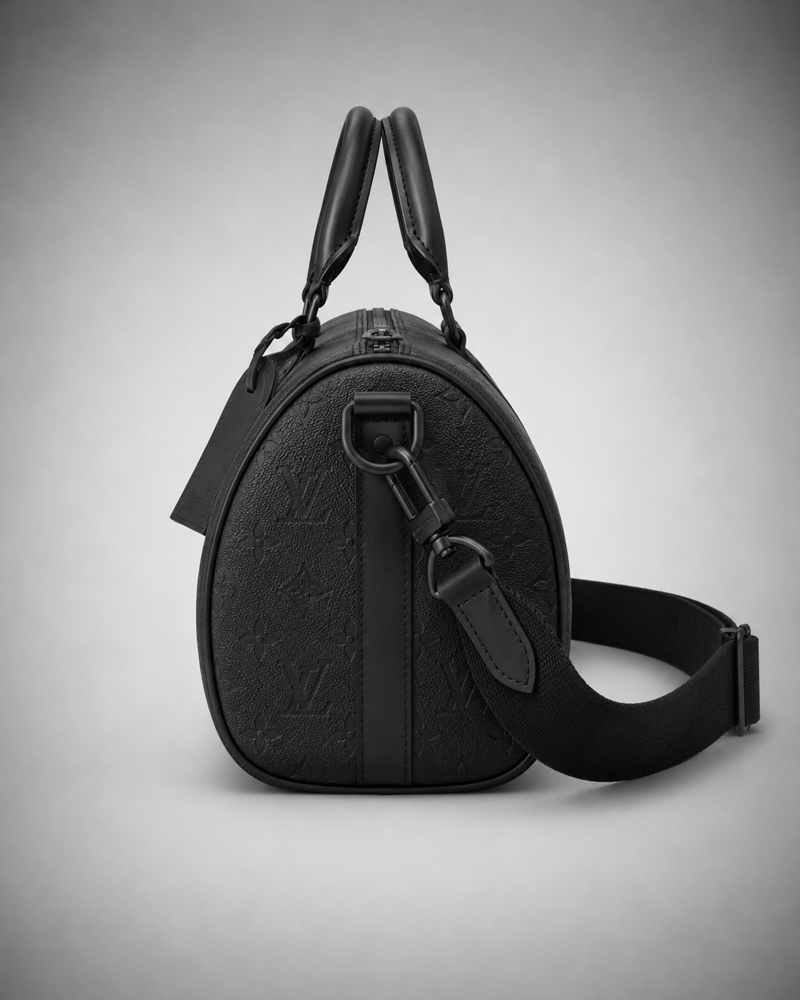 Sac à Bandoulière Louis Vuitton Keepall 25 Full Noir