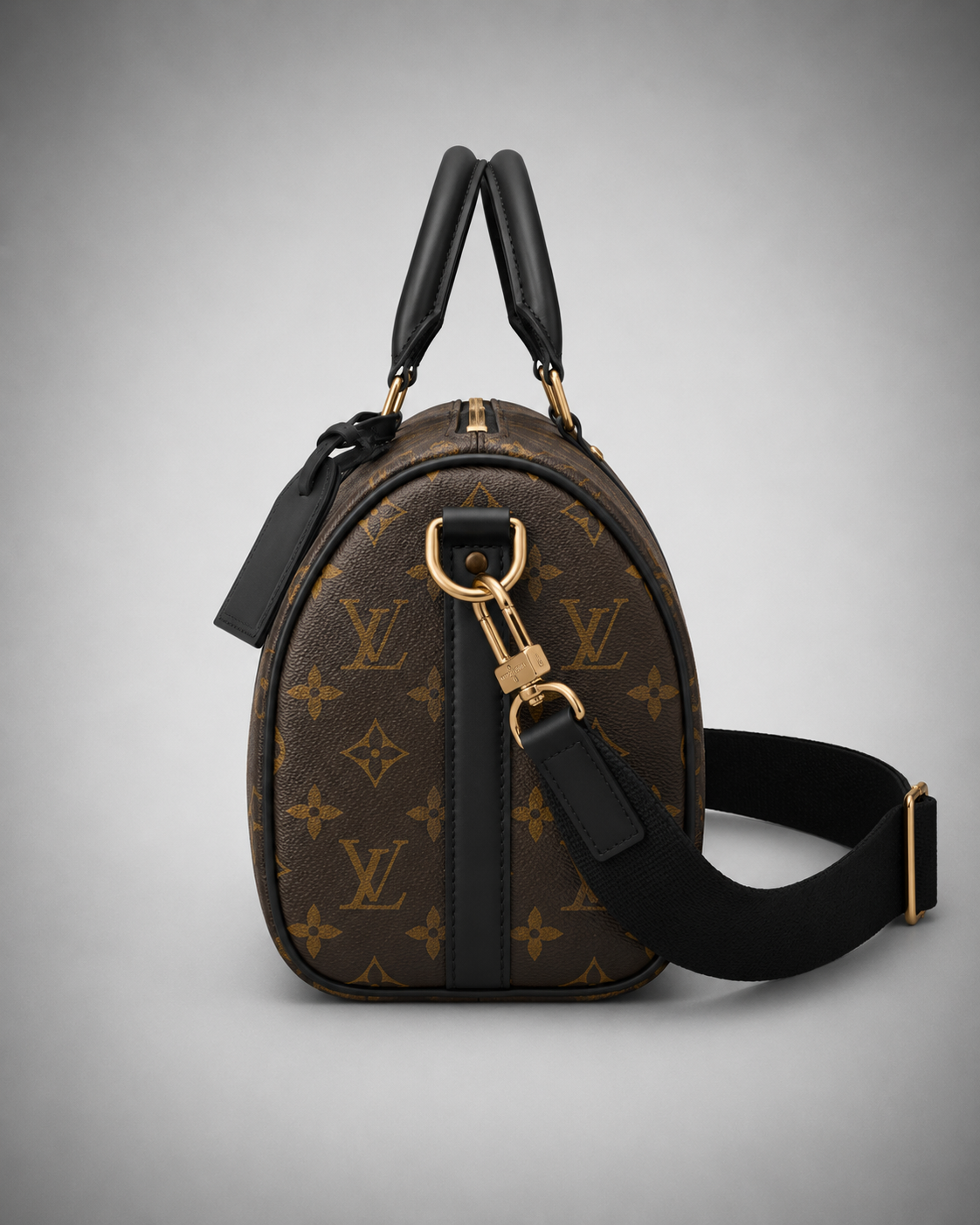Sac à Bandoulière Louis Vuitton Keepall 25 Marron