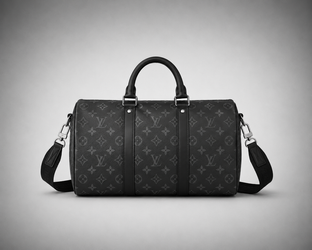 Sac à Bandoulière Louis Vuitton Keepall 25 Noir