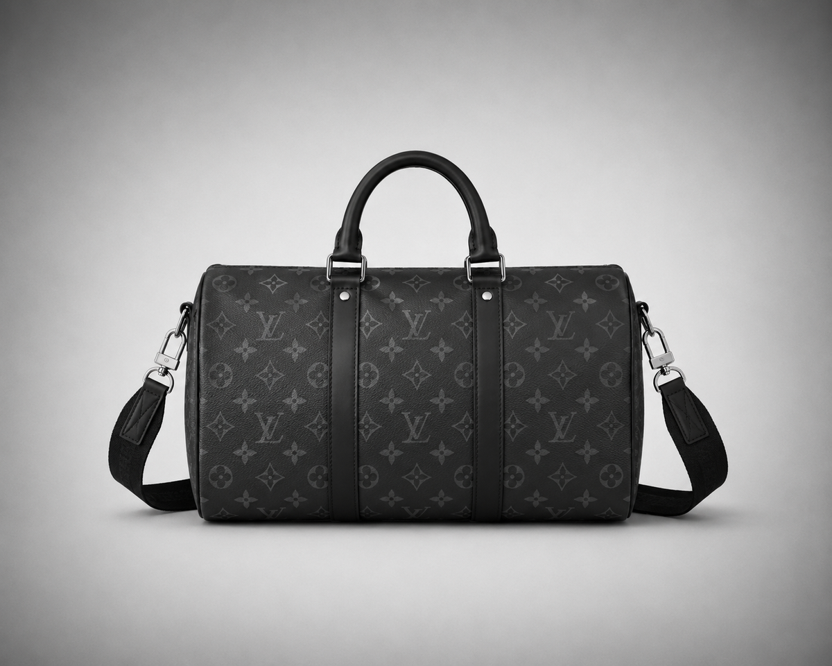 Sac à Bandoulière Louis Vuitton Keepall 25 Noir