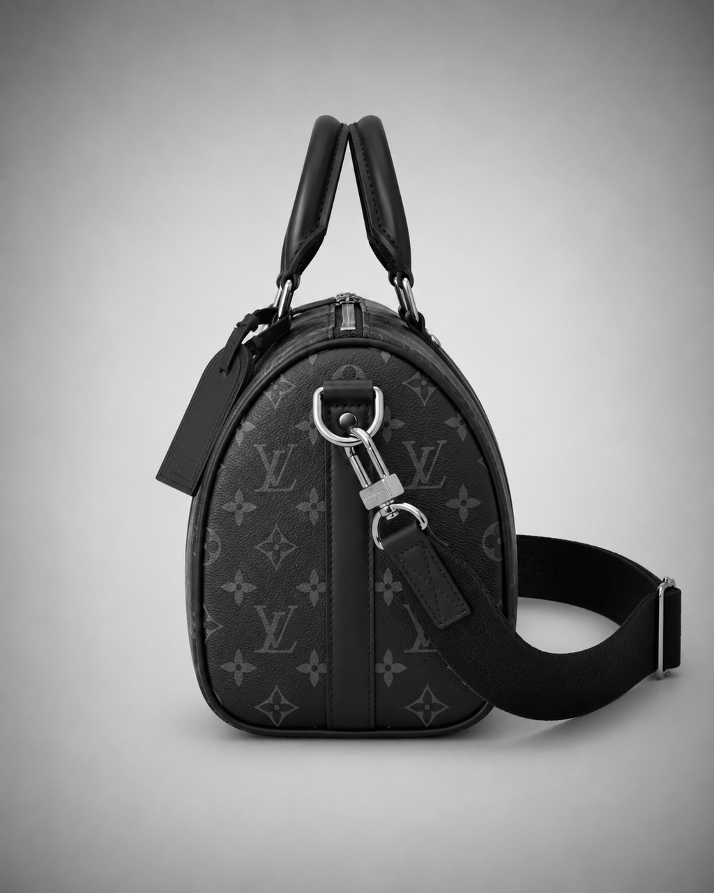 Sac à Bandoulière Louis Vuitton Keepall 25 Noir