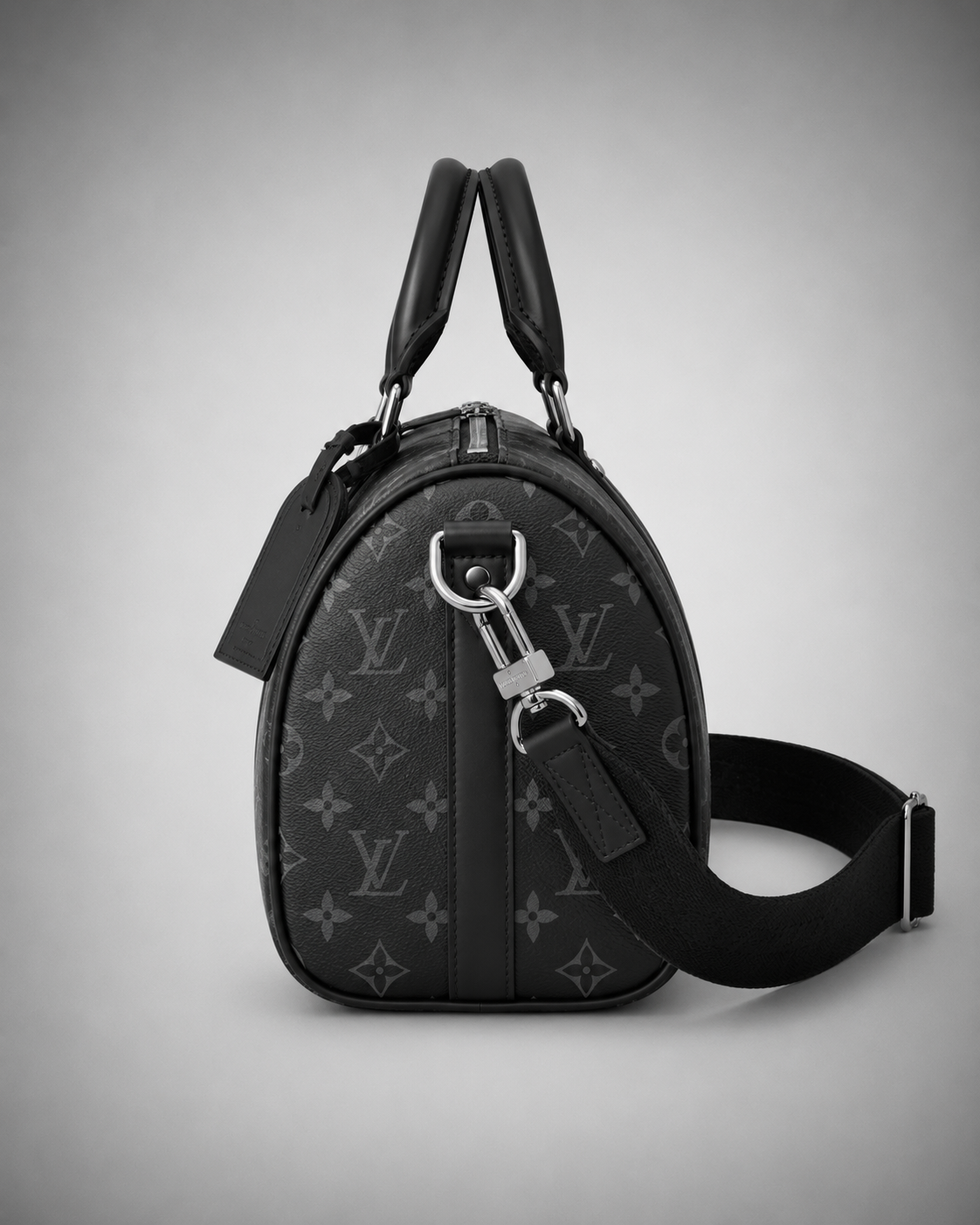 Sac à Bandoulière Louis Vuitton Keepall 25 Noir